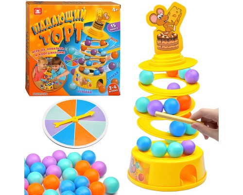 Игра настольная "Падающий торт" в коробке