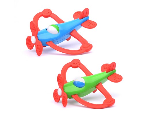 Погремушка-прорезыватель "Самолетик"