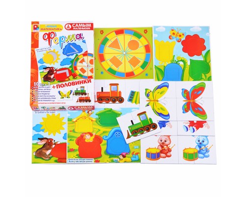 Настольная игра "Самым маленьким" Форма+половинки