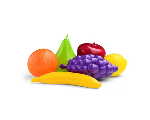 Набор "Фрукты" (виноград,лимон,банан,апельсин,груша,яблоко)