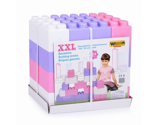 Конструктор строительный "XXL", 24 элемента (v2)