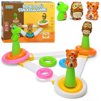 Кольцеброс "Спортивные зверята" в коробке