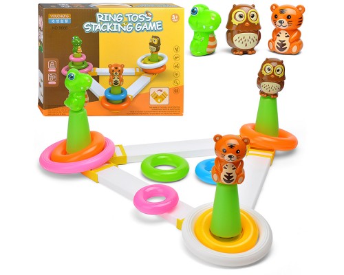 Кольцеброс "Спортивные зверята" в коробке