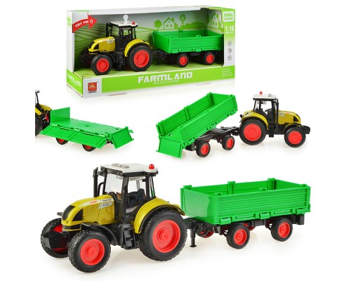 Трактор "Моя ферма" 1:16 (свет, звук) на батарейках, в коробке Трактор "Моя ферма" 1:16 (свет, звук) на батарейках, в коробке