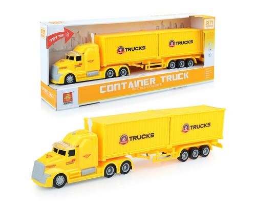 Машина "Грузовик" 1:50 (свет, звук) на батарейках, в коробке