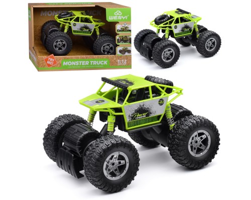 Машина "Внедорожник" 1:12 (свет, звук) в коробке (цвет зеленый) Машина "Внедорожник" 1:12 (свет, звук) в коробке (цвет зеленый)