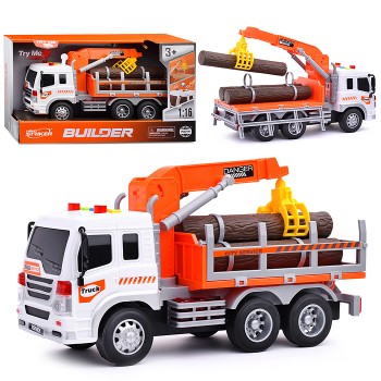 Машина "Лесовоз-1" инерционная, в коробке Машина "Лесовоз-1" инерционная, в коробке