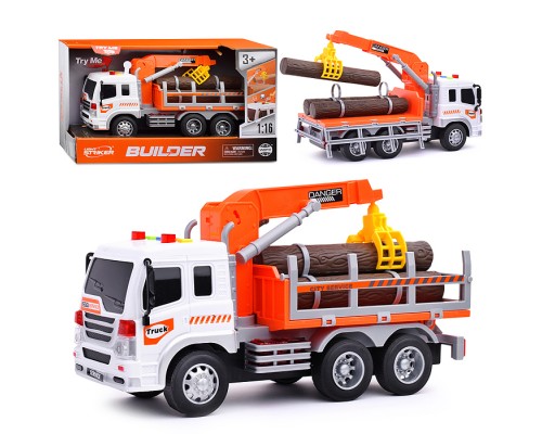 Машина "Лесовоз-1" инерционная, в коробке