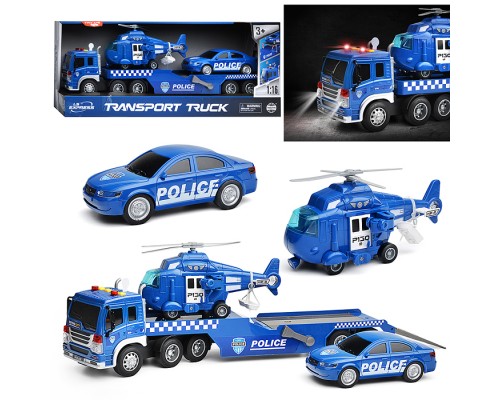 Машина "Полицейский эвакуатор" 1:16 ( свет, звук) в коробке Машина "Полицейский эвакуатор" 1:16 ( свет, звук) в коробке