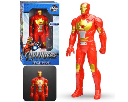 Фигурка "Железный человек" свет, коробка 17*6*30см - в кор.2*30шт