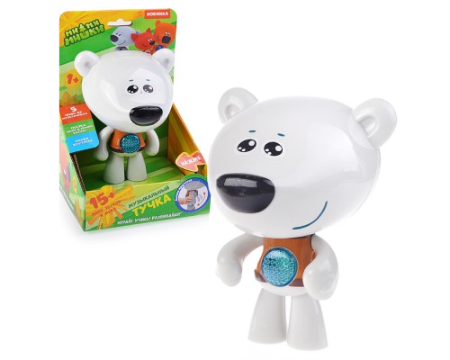 Музыкальный Тучка "Ми мимишки" (15 песен и фраз, сказка из м/ф, лапки-трещотки, свет) в коробке