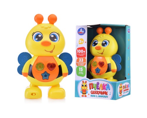 Сказочник "Пчёлка" Шаинский, музыка 100 песен, сказок и звуков, свет