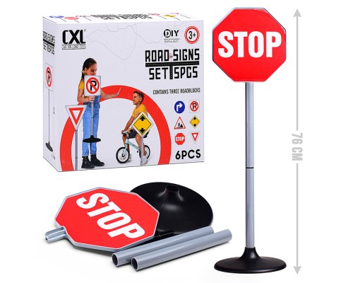 Набор дорожных знаков в коробке