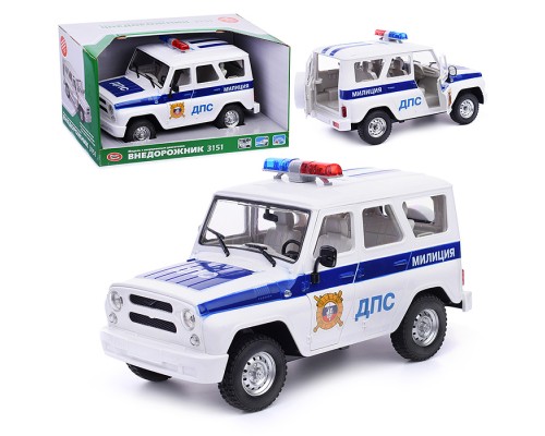 Машина "Внедорожник. ДПС" в коробке