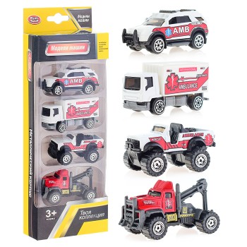 Набор машин "Амбулаторная медицинска помощь" в коробке Набор машин "Амбулаторная медицинска помощь" в коробке