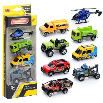 Набор машин "Дорожная коллекция" в коробке Набор машин "Дорожная коллекция" в коробке