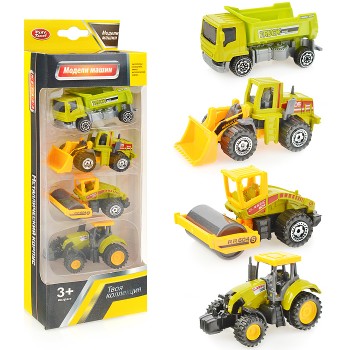 Набор машин "Строим вместе-2" в коробке