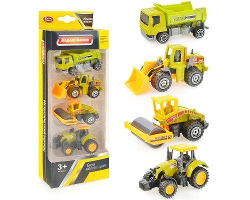 Набор машин "Строим вместе-2" в коробке