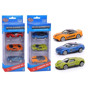 Набор машин "СпортСити" в коробке Набор машин "СпортСити" в коробке