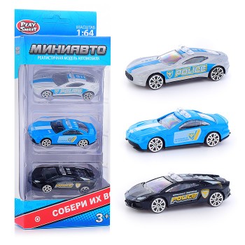 Набор машин "Полицейский драйв" в коробке Набор машин "Полицейский драйв" в коробке