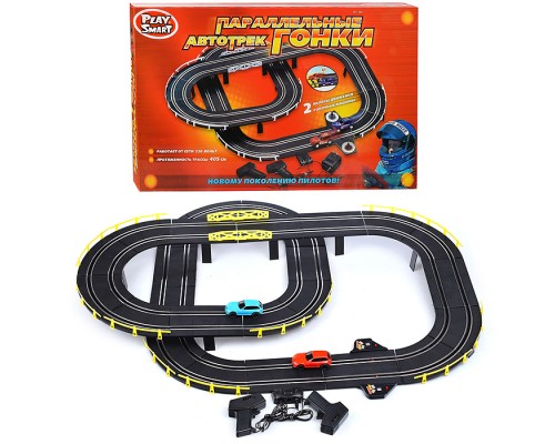 Автотрек "Параллельные гонки" (584 см.) в коробке