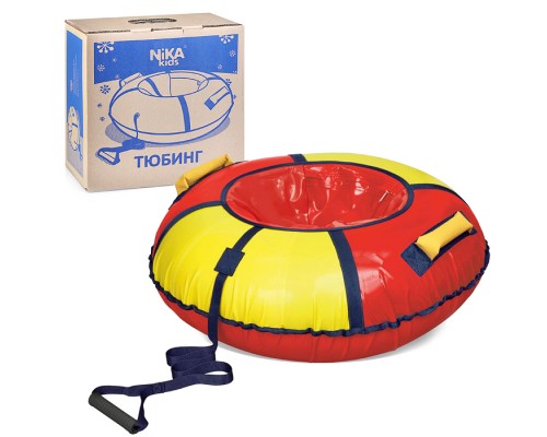 Игрушка. Тюбинг "Классик" 85см (красный-желтый)