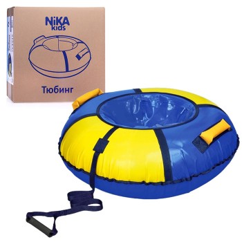 Игрушка. Тюбинг "Классик" 95см (синий-желтый)