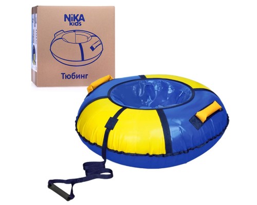 Игрушка. Тюбинг "Классик" 95см (синий-желтый)