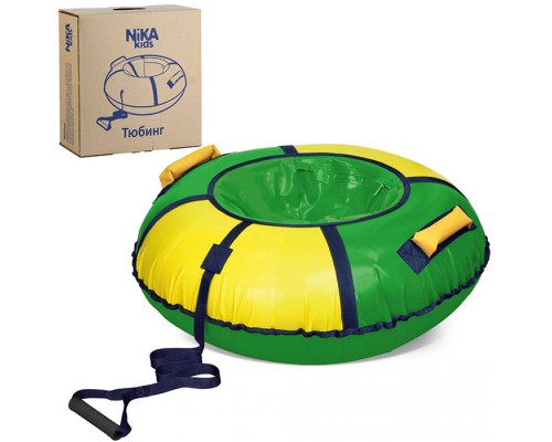 Игрушка. Тюбинг "Классический+" 100см (зеленый-лимонный)