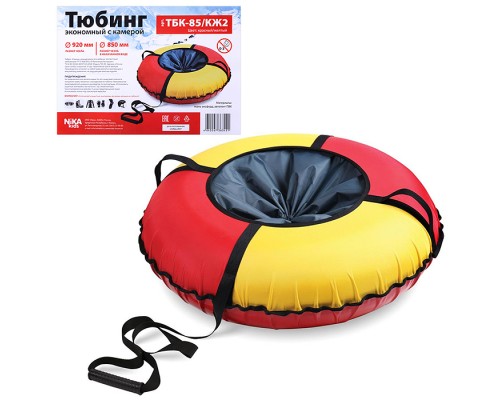 Игрушка. Тюбинг 85см (красный-желтый)