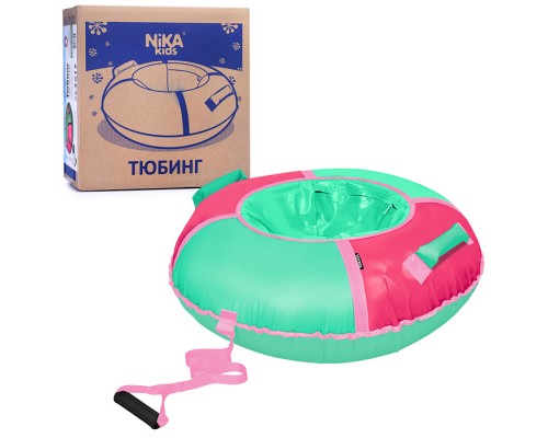 Игрушка. Тюбинг "Классик" 85см (розовый-мятный)
