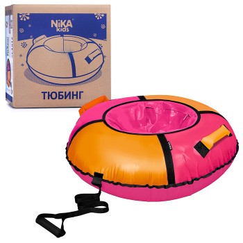 Игрушка. Тюбинг "Классик" 85см (розовый-оранжевый)
