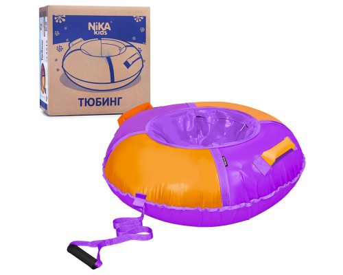 Игрушка. Тюбинг "Классик" 85см (фиолетовый-оранжевый)