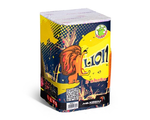Батарея салютов "Lion" (0,8" х 9 залп.) * в кор. 36 шт. Срок до 01.02.28
