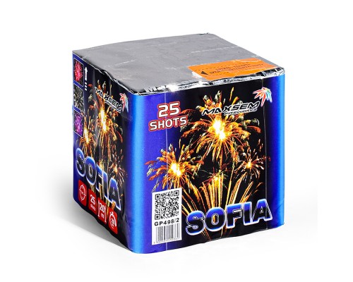Батарея салютов "Sofia" (0,8" х 25 залп.) * в кор. 12 шт. Срок до 01.02.30