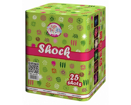 Батарея салютов "Shock" (1,2" х 25 залп.) * в кор. 4 шт. Срок до 01.02.30