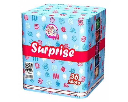 Батарея салютов "Surprise" (1,2" х 36 залп.) * в кор. 4 шт. Срок до 01.02.30