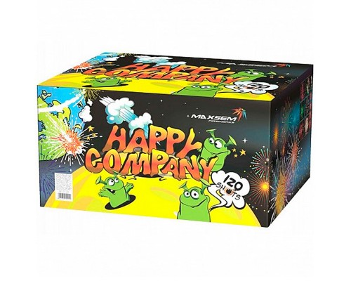 Батарея салютов "Happy Company" (1,2" х 120 залп.) * в кор. 1 шт. Срок до 01.02.28