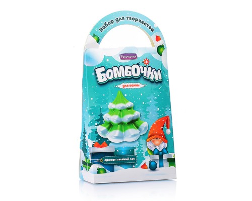 Бомбочки для ванны своими руками "Елочка"