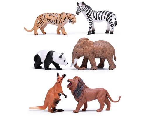 Набор животных "Мир фауны " в пакете