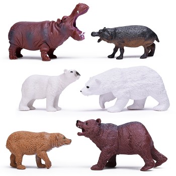 Набор животных "Фауна в деталях" в пакете