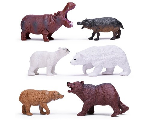 Набор животных "Фауна в деталях" в пакете