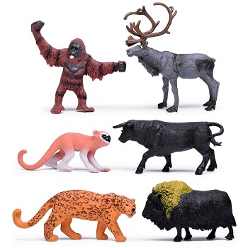 Набор животных "Дикая природа" в пакете
