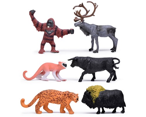 Набор животных "Дикая природа" в пакете