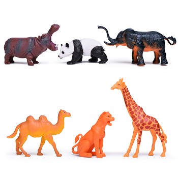 Набор животных "Мини-зоопарк" в пакете