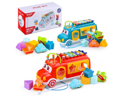 Сортер-металлофон "Музыкальный автобус" в коробке Сортер-металлофон "Музыкальный автобус" в коробке