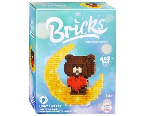 Конструктор "Лунный медведь" (402 дет.) в коробке