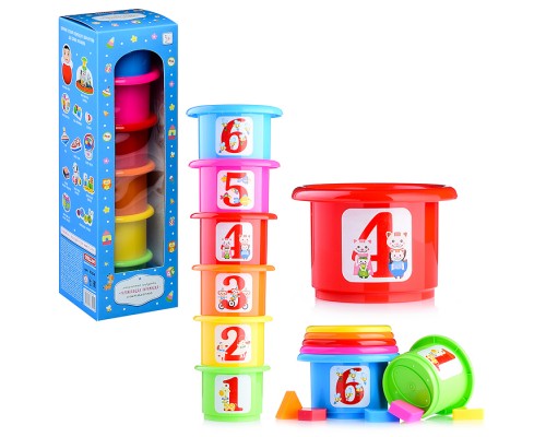 Развивающая пирамидка "Считалочка"