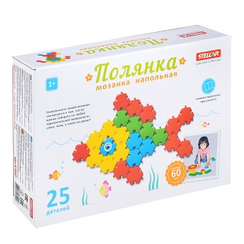 Мозаика  Полянка (d60мм/25 дет.) Рыбка Мозаика  Полянка (d60мм/25 дет.) Рыбка