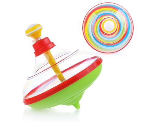 Юла прозрачная с музыкой